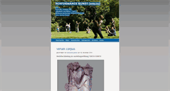 Desktop Screenshot of performance-festival.de