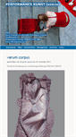 Mobile Screenshot of performance-festival.de